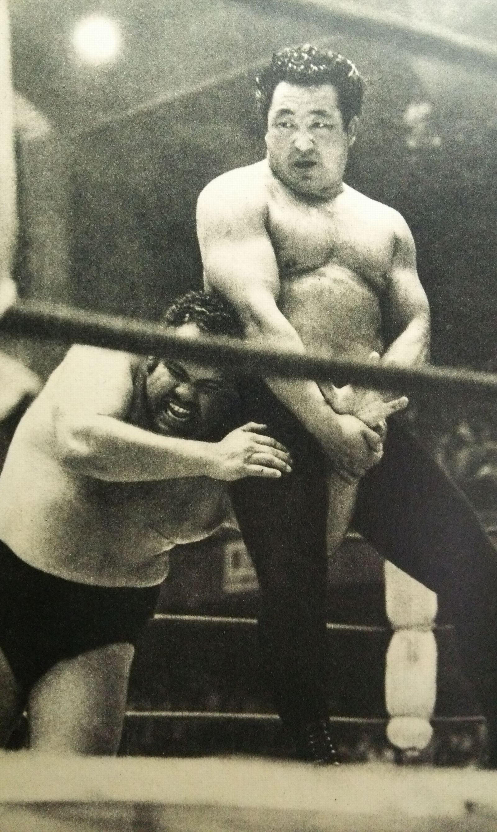 Rikidozan photographed in 1955 at the height of his fame